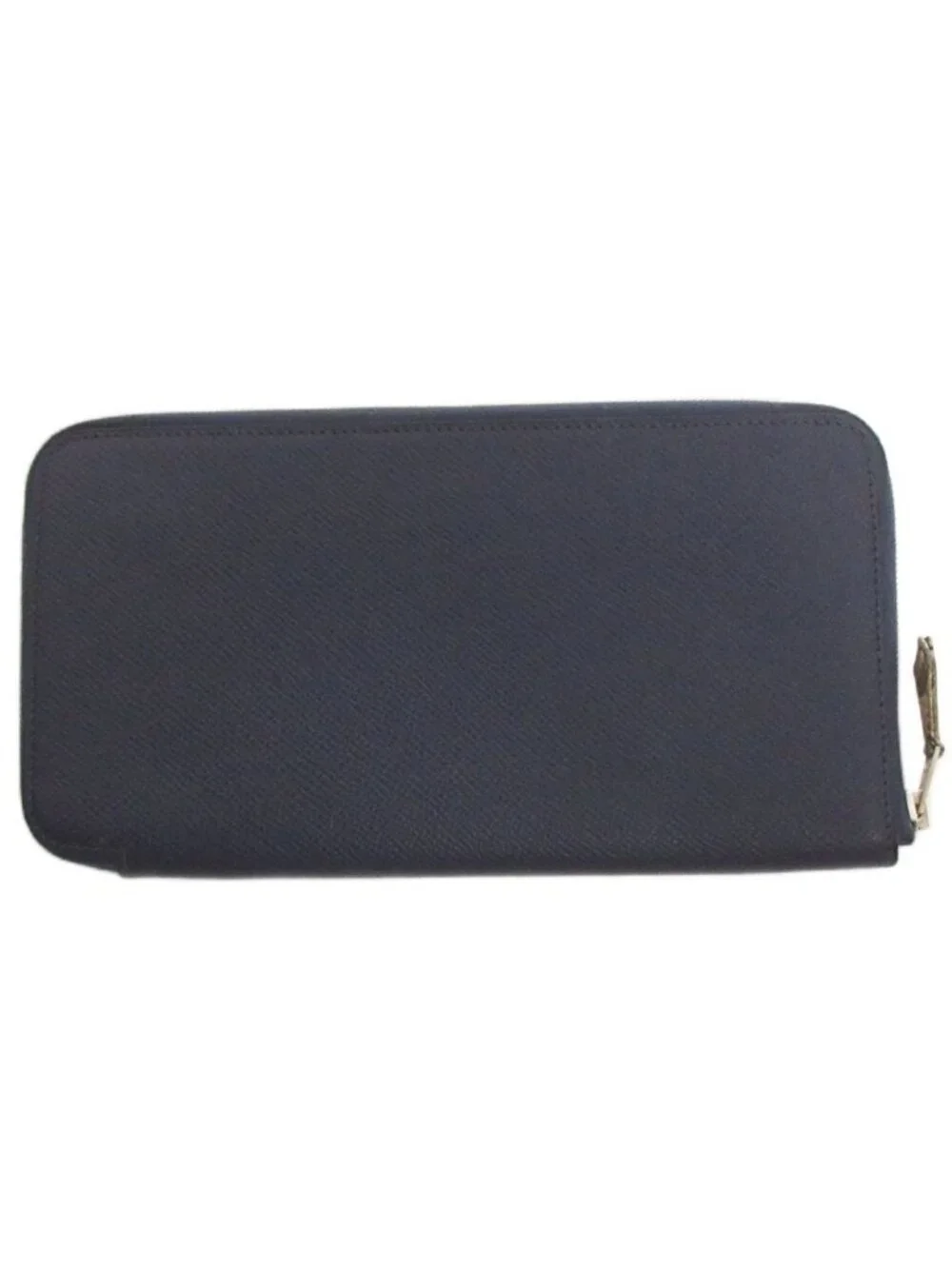 Hermes Azap Long Silk in Wallet Leather Navy